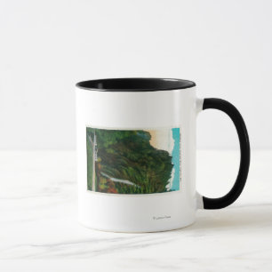 Horsetail Falls in Columbia River Gorge Mug