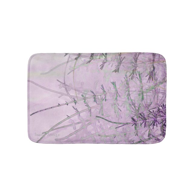 Horsetail Grass/Stems Bathroom Mat (Front)