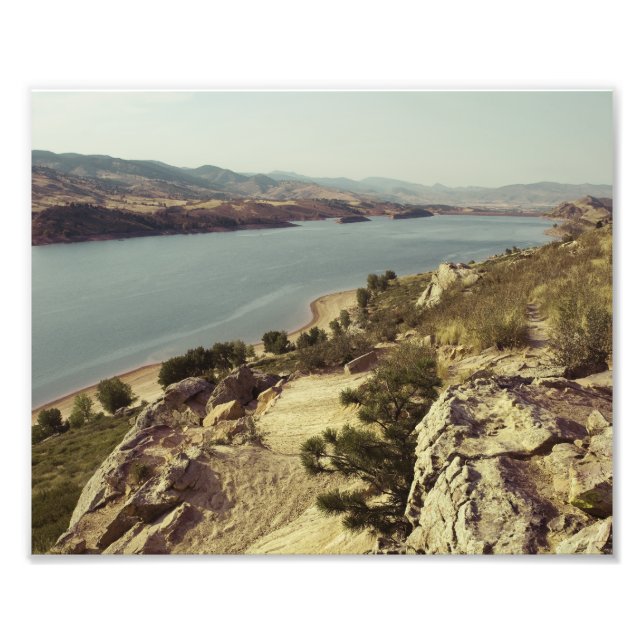 Horsetooth Reservoir Colorado Photo Print (Front)