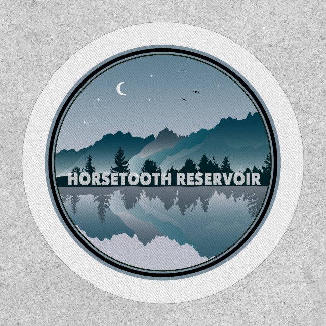 Horsetooth Reservoir Colorado Reflection Patch (Front)