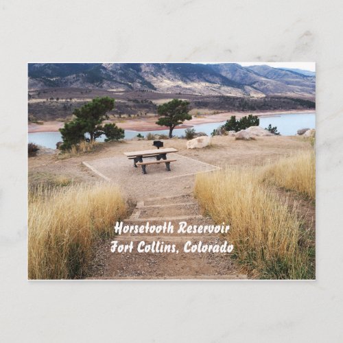 Horsetooth Reservoir Fort Collins Colorado Postcard