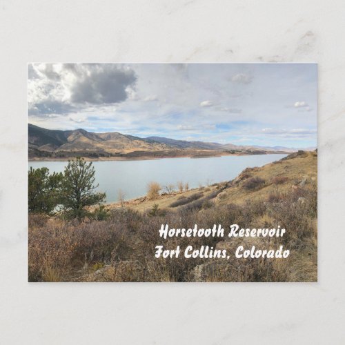 Horsetooth Reservoir Fort Collins Colorado Postcard
