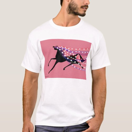HorseWithValentine Veil T_Shirt