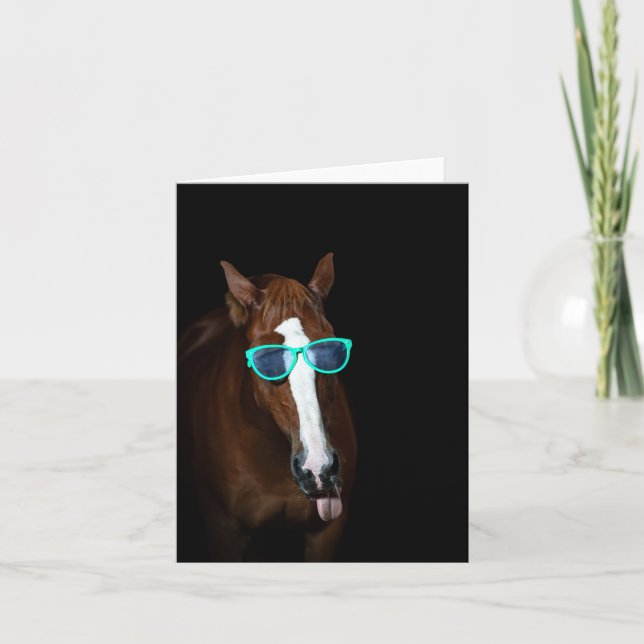 Horsey Humor Thank You Card (Front)