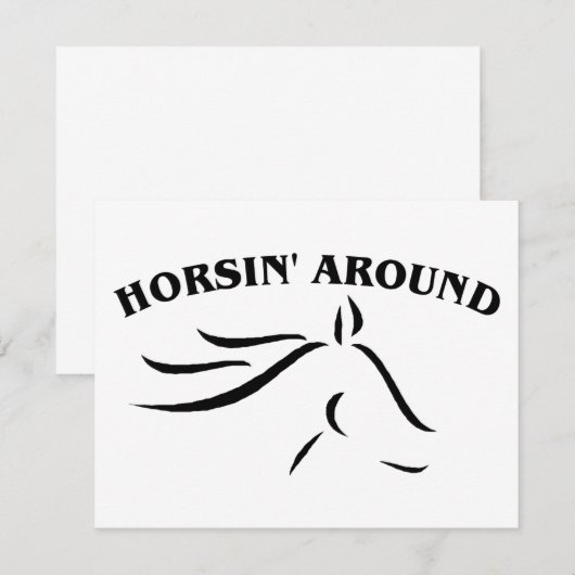 Horsin' Around (Front/Back)