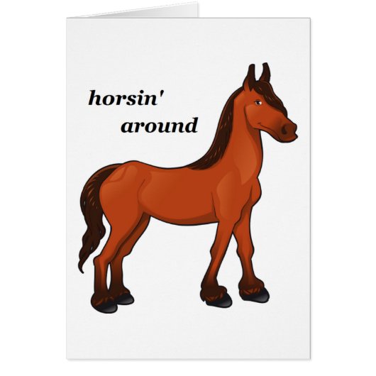 HORSIN' AROUND CARDS (Front)