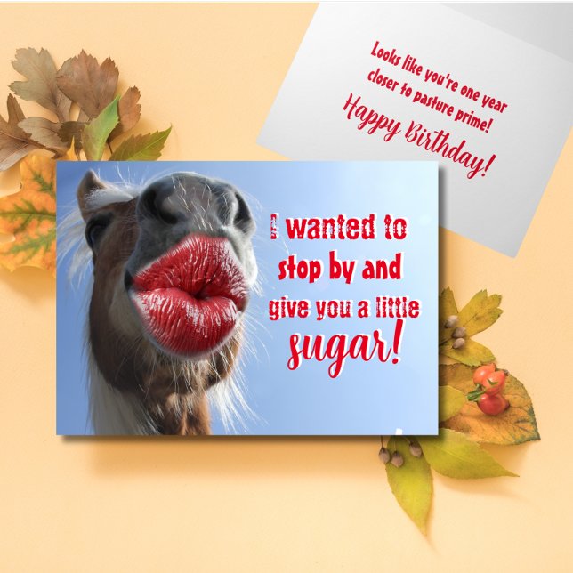  Horsin' Around For Your Birthday Card (Creator Uploaded)