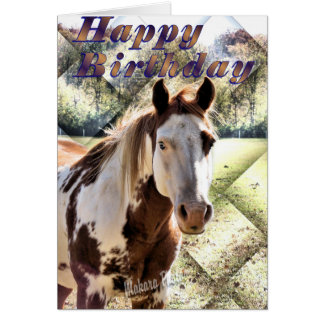 Horse Lovers Birthday Cards, Horse Lovers Birthday Card Templates ...