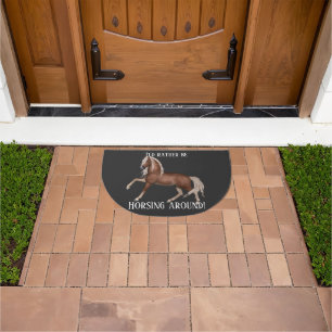 Horsing Around Doormat
