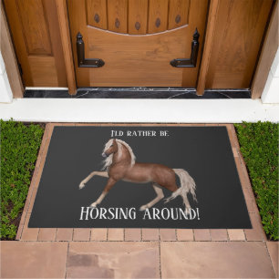 Horsing Around Doormat
