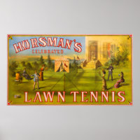 Horsman's Lawn Tennis Poster