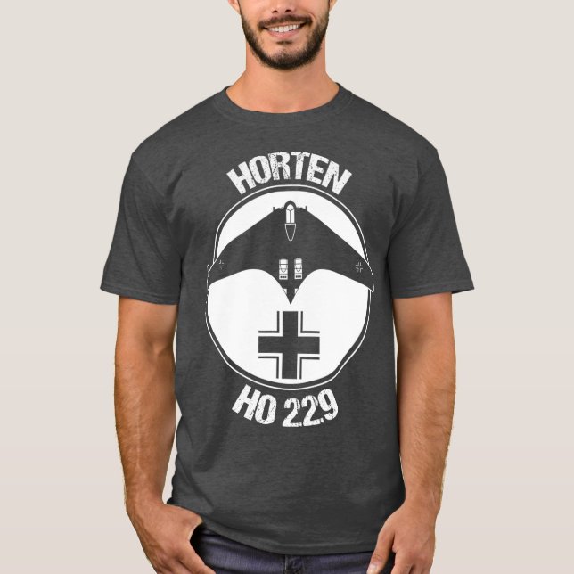 Horten HO 229 Flying Wing Warbird Luftwaffe Gift T-Shirt (Front)