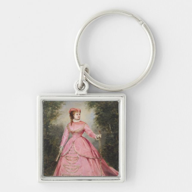 Hortense Schneider  1868 Keychain (Front)