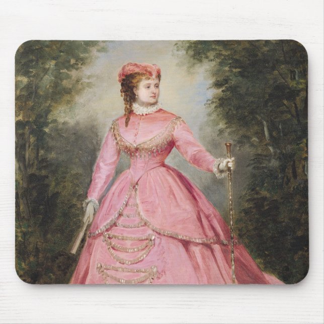 Hortense Schneider  1868 Mouse Pad (Front)