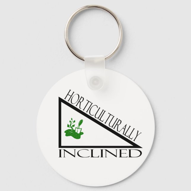 Horticulturally Inclined Keychain (Front)