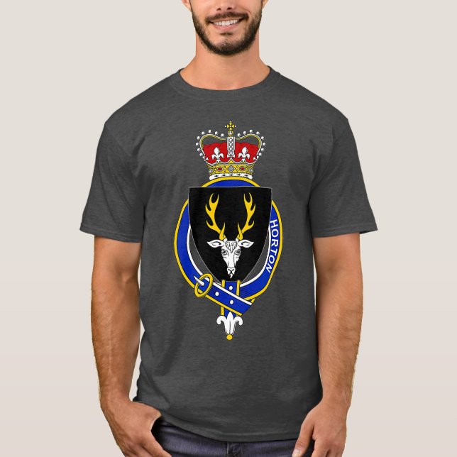 Horton Coat of Arms  Family Crest T-Shirt (Front)