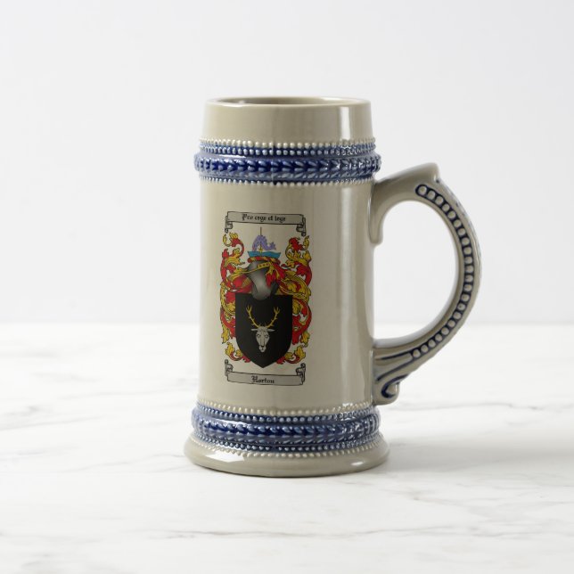 Horton Coat of Arms Stein / Horton Crest Stein (Right)