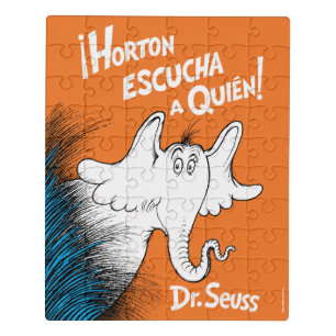 Horton Escucha A Quien Spanish Book Cover Jigsaw Puzzle