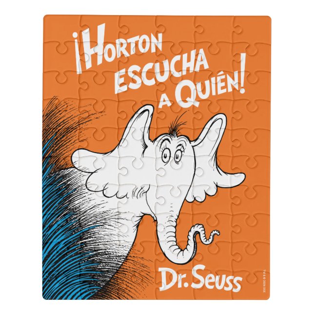 Horton Escucha A Quien Spanish Book Cover Jigsaw Puzzle (Puzzle Vertical)