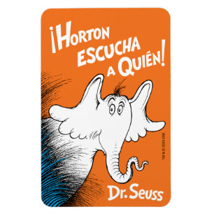Horton Escucha A Quien Spanish Book Cover Magnet