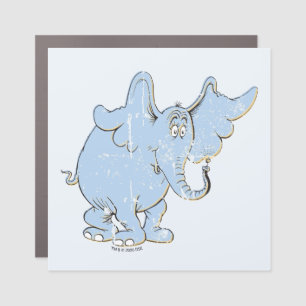Horton Hears A Who   Horton Distressed Car Magnet