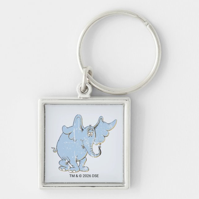 Horton Hears A Who | Horton Distressed Keychain (Front)