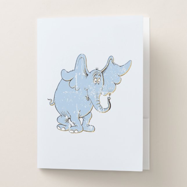 Horton Hears A Who | Horton Distressed Pocket Folder (Front)
