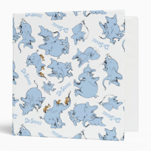 Horton Hears A Who Monkey Pattern 3 Ring Binder