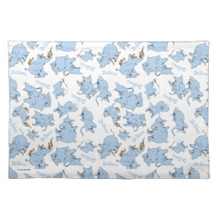 Horton Hears A Who Monkey Pattern Cloth Placemat