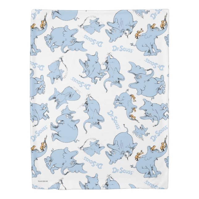 Horton Hears A Who Monkey Pattern Duvet Cover (Front)