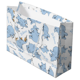 Horton Hears A Who Monkey Pattern Large Gift Bag