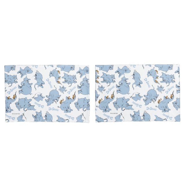 Horton Hears A Who Monkey Pattern Pillow Case (Front-Set)