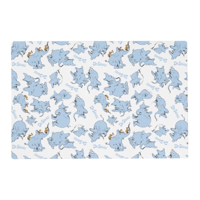 Horton Hears A Who Monkey Pattern Placemat (Front)