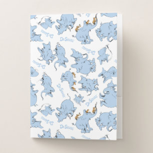 Horton Hears A Who Monkey Pattern Pocket Folder