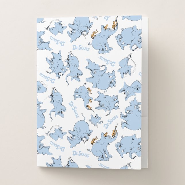 Horton Hears A Who Monkey Pattern Pocket Folder (Front)