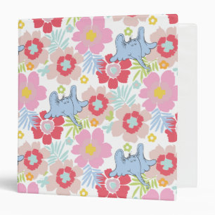 Horton Hears A Who Pastel Flower Pattern 3 Ring Binder