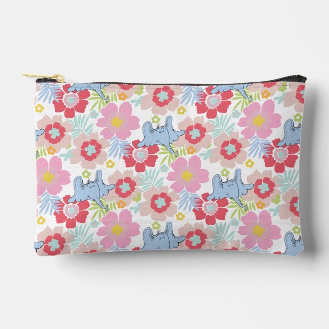 Horton Hears A Who | Pastel Flower Pattern Accessory Pouch (Front)