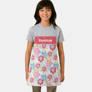 Horton Hears A Who Pastel Flower Pattern Apron