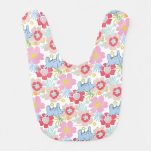Horton Hears A Who Pastel Flower Pattern Baby Bib