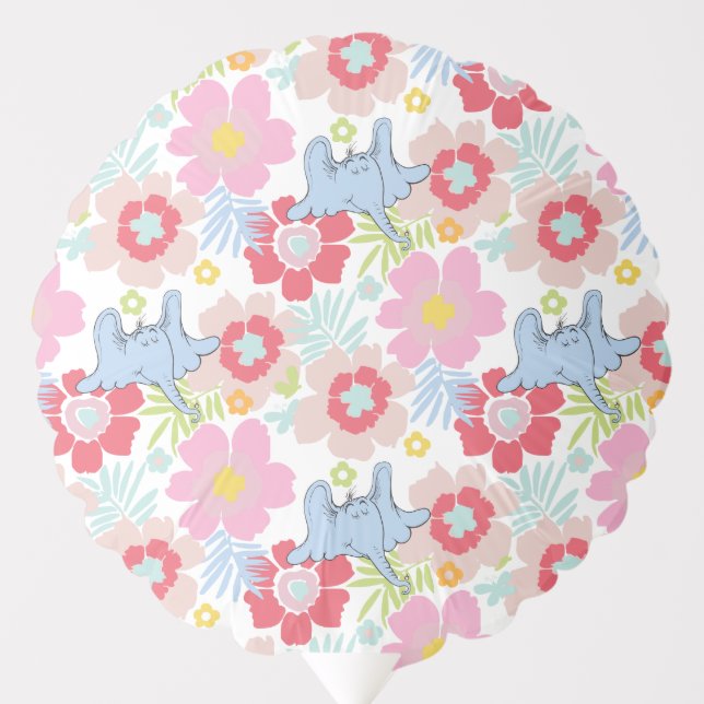 Horton Hears A Who | Pastel Flower Pattern Balloon (Front)