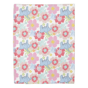 Horton Hears A Who Pastel Flower Pattern Duvet Cover