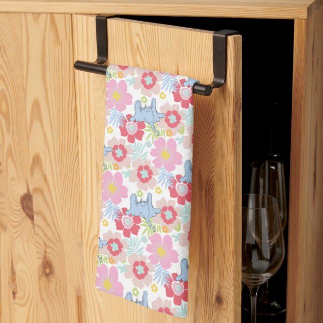 Horton Hears A Who | Pastel Flower Pattern Kitchen Towel (Thirds Fold)