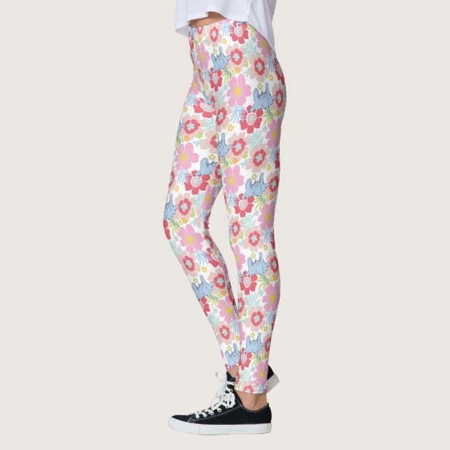 Horton Hears A Who | Pastel Flower Pattern Leggings (Left)