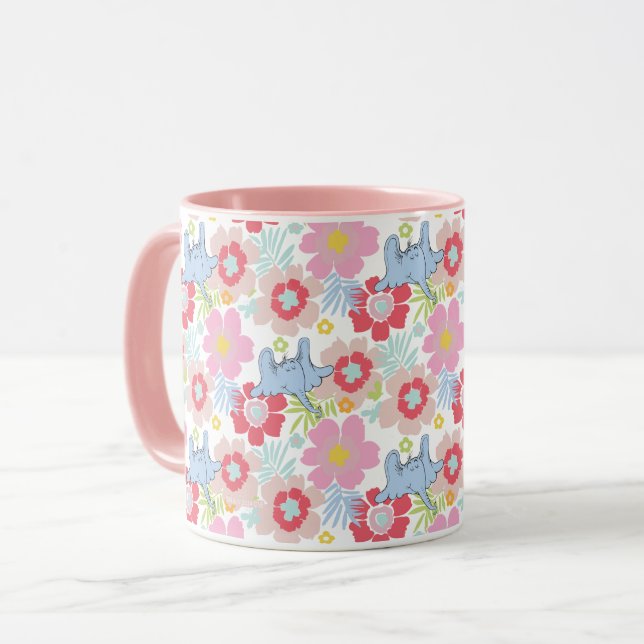 Horton Hears A Who | Pastel Flower Pattern Mug (Front Left)