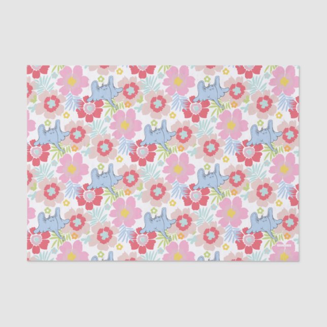 Horton Hears A Who | Pastel Flower Pattern Tissue Paper (Front)