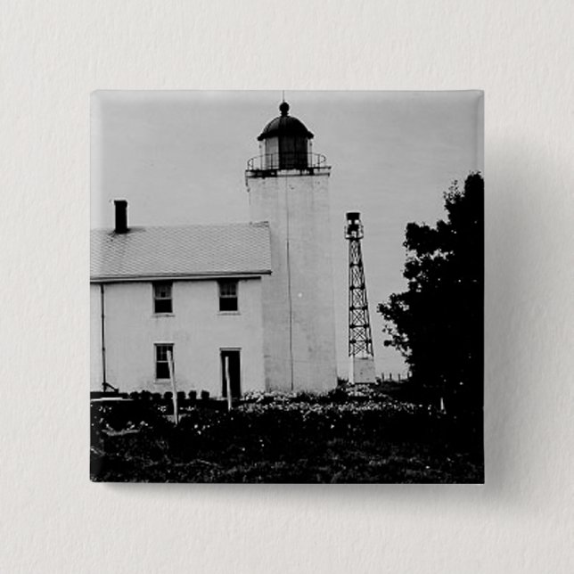 Horton Point Lighthouse Button (Front)
