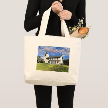 Horton Point Lighthouse New York Large Tote Bag by LighthouseGuy at Zazzle