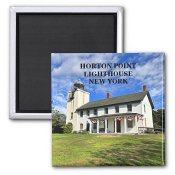 Horton Point Lighthouse  New York Magnet by LighthouseGuy at Zazzle