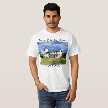 Horton Point Lighthouse  New York T-shirt by LighthouseGuy at Zazzle