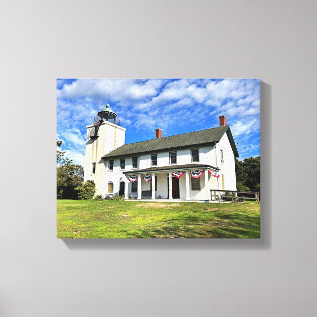 Horton Point Lighthouse New York Wrapped Canvas (Front)